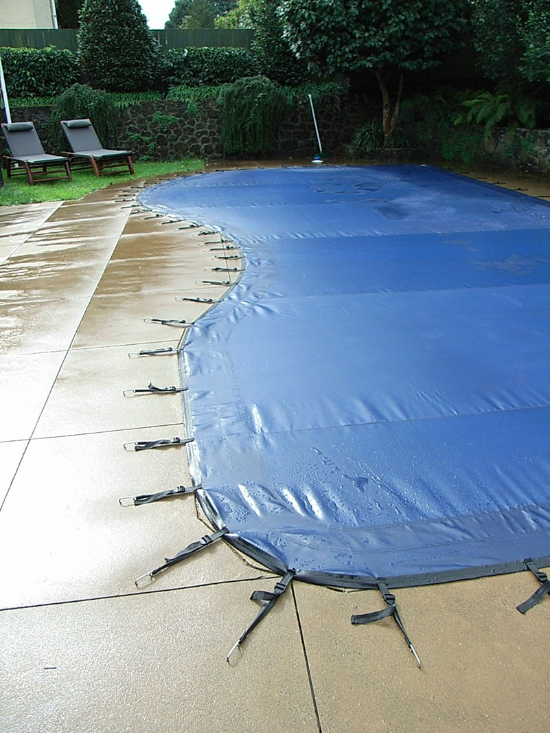 BMH Swimming Pool Debris Covers Mean No More Pool Cleaning